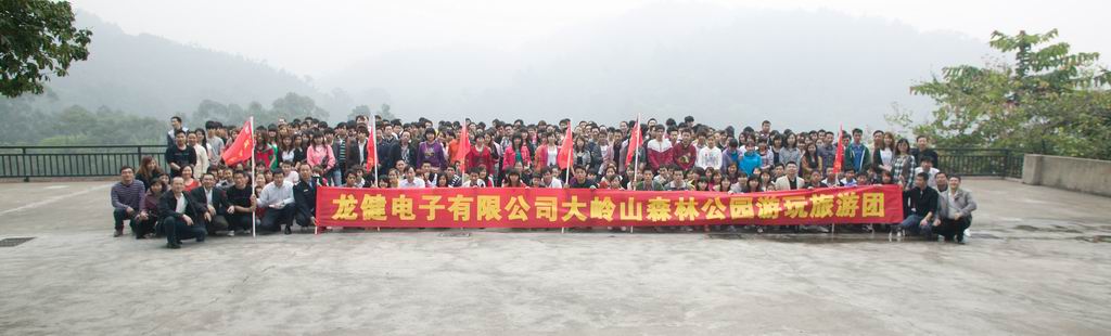 公司组织大岭山森林公园春游活动